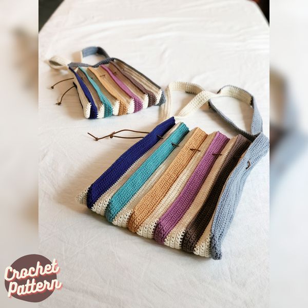 Crochet Pattern Accordion Bag