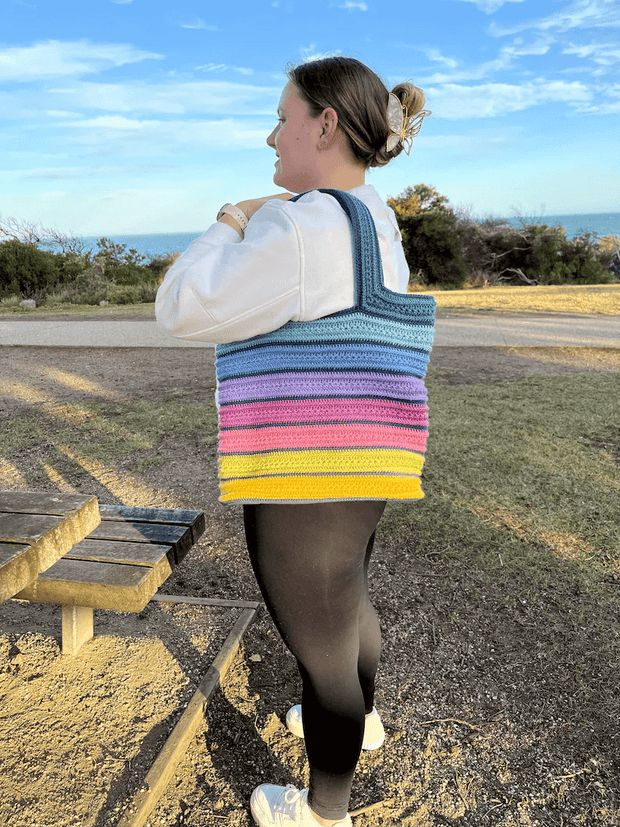 Reversible Tote Bag Crochet Pattern.