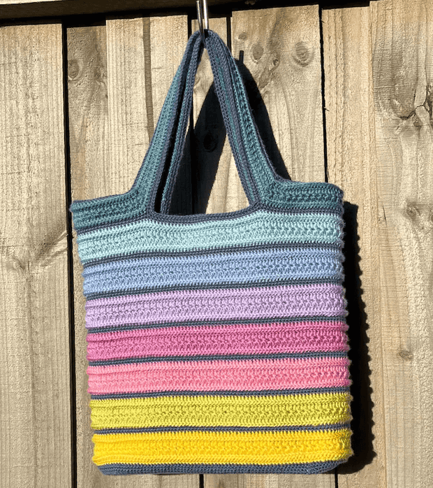 Reversible Tote Bag Crochet Pattern.