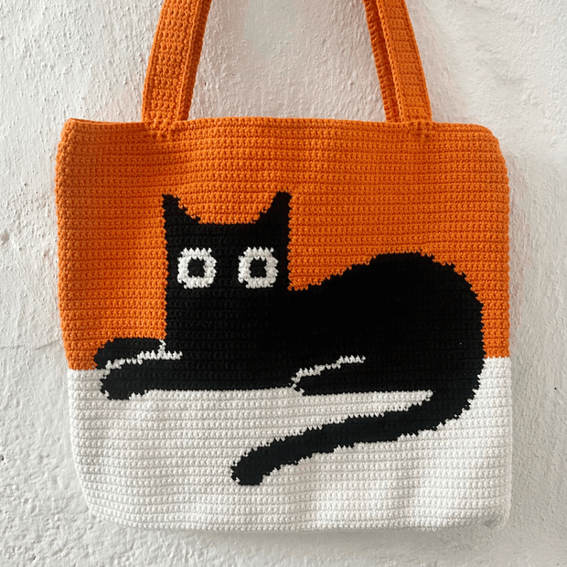 Cat Tote Bag crochet Pattern