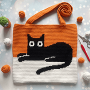 Cat Tote Bag crochet Pattern