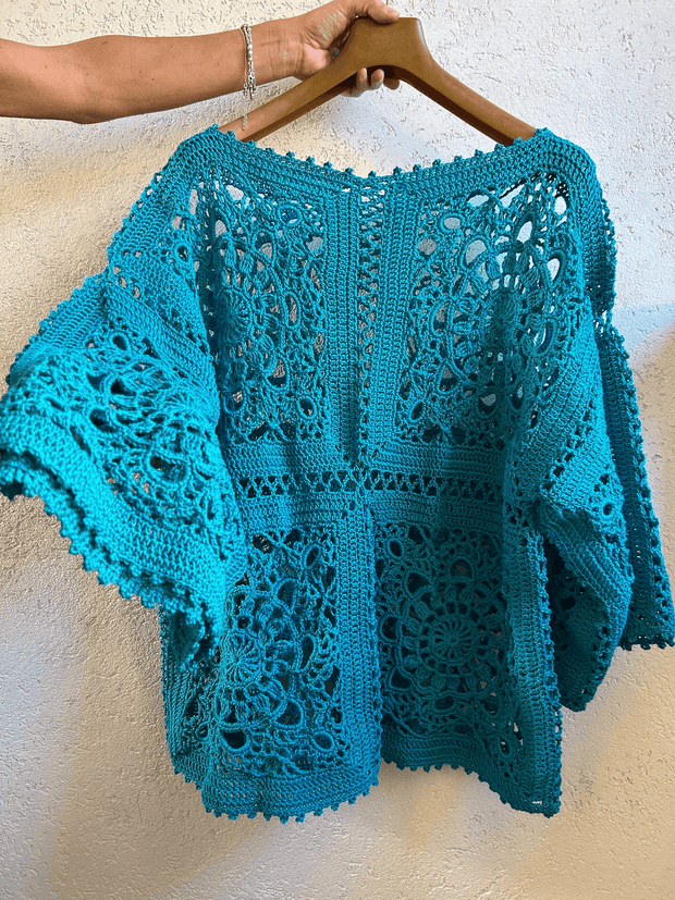 The Sunburst Crochet Top  crochet pattern