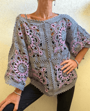 The Sunburst Crochet Top  crochet pattern