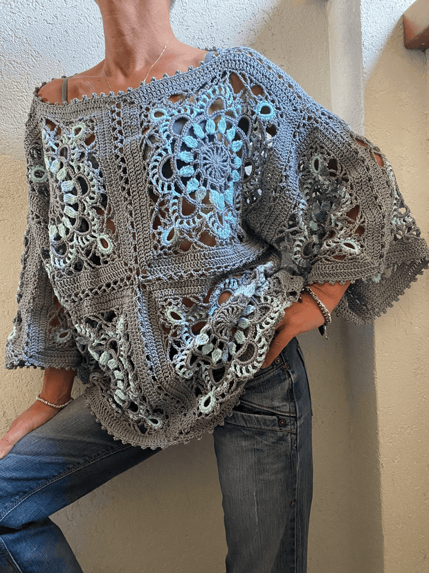 The Sunburst Crochet Top  crochet pattern