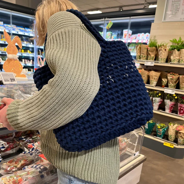 TOTE BAG - Chunky Large Shopper Bag Crochet Pattern