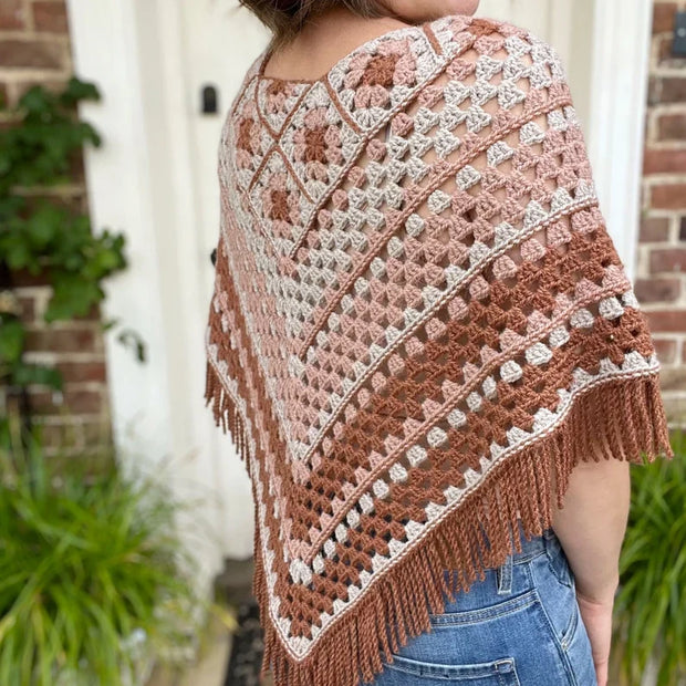 The Wanderlust Poncho crochet pattern