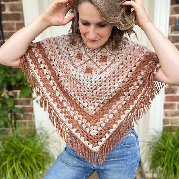 The Wanderlust Poncho crochet pattern