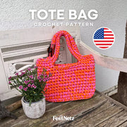 TOTE BAG - Chunky Large Shopper Bag Crochet Pattern