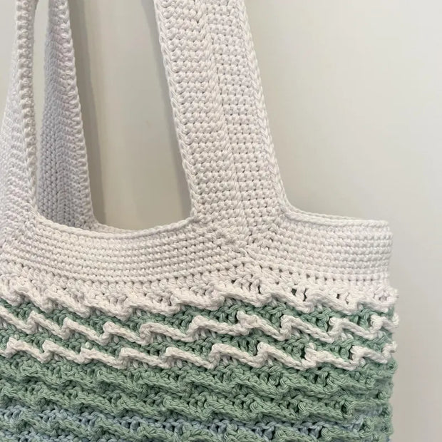 Whispering Waves Tote Bag Crochet Pattern