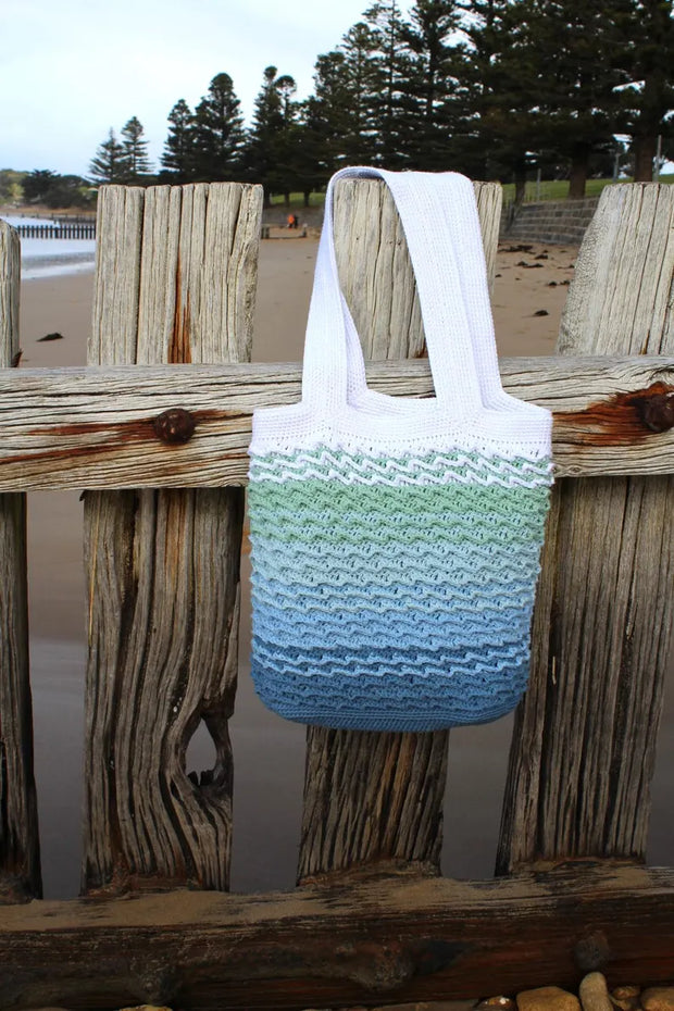 Whispering Waves Tote Bag Crochet Pattern