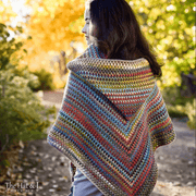 Hooded shawl Crochet pattern